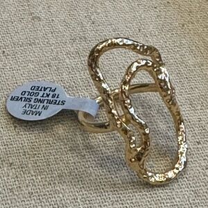 Made in Italy 18K Gold Plated Sterling Silver